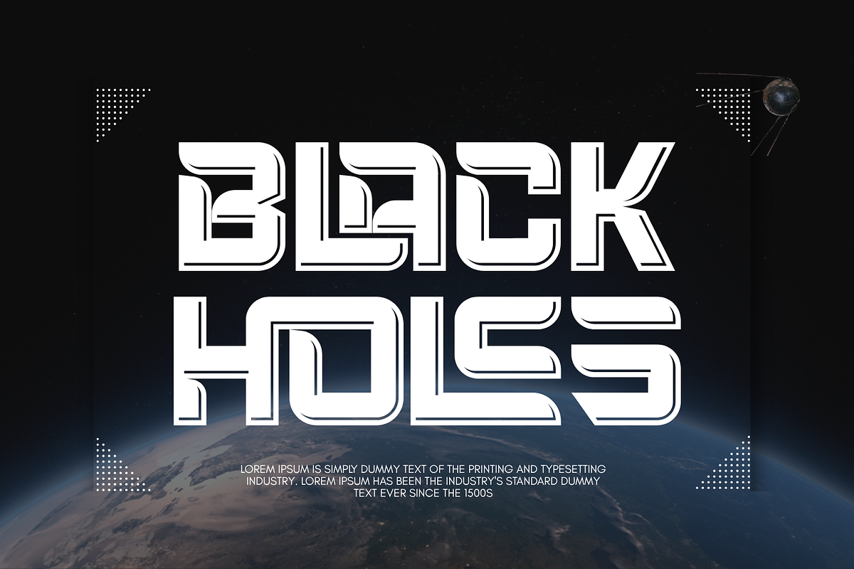 REJECT SPACES - SCI-FI FONT, a Sans Serif Font by 177Studio (Photo 2 of 8)