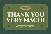 Emerald Charm, a Serif Font by graphicook (Thumbnail 10 of 10)