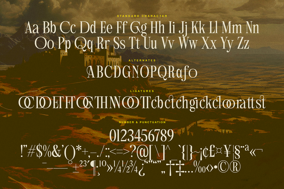 Aglio Picasso | Aesthetic Vintage, a Serif Font by Jolicia Type (Photo 7 of 10)