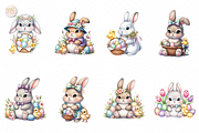 Easter Bunny PNG Clipart, Chubby Fat, an Animal Illustration by KennedyStudio (Thumbnail 2 of 4)