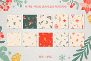 Christmas Retro collection., a Decorative Illustration by ElenKoss (Thumbnail 5 of 15)