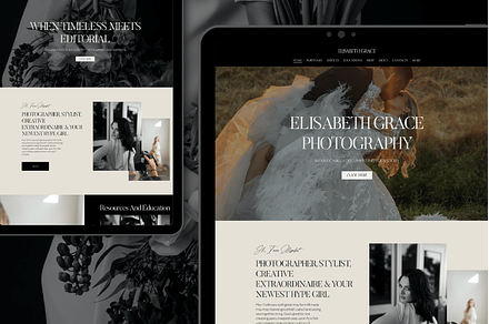 Photography Squarespace Template