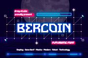 Bercoin, a Font by Drizy (Thumbnail 1 of 10)