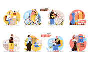 Flat Web Concept Illustrations, a Finance Illustration by alexdndz (Thumbnail 6 of 14)