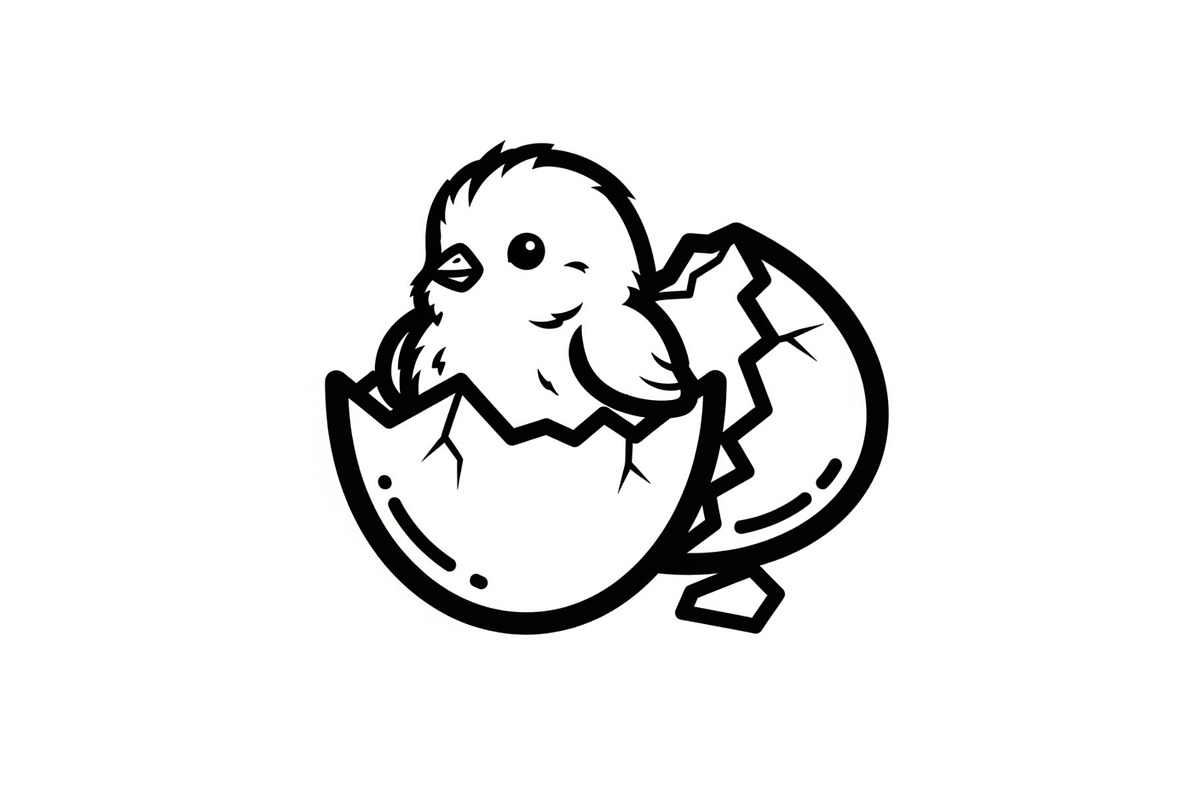 Cute Easter Chick Hatch Vector Bundl, an Illustration by jahid234 (Photo 50 of 51)