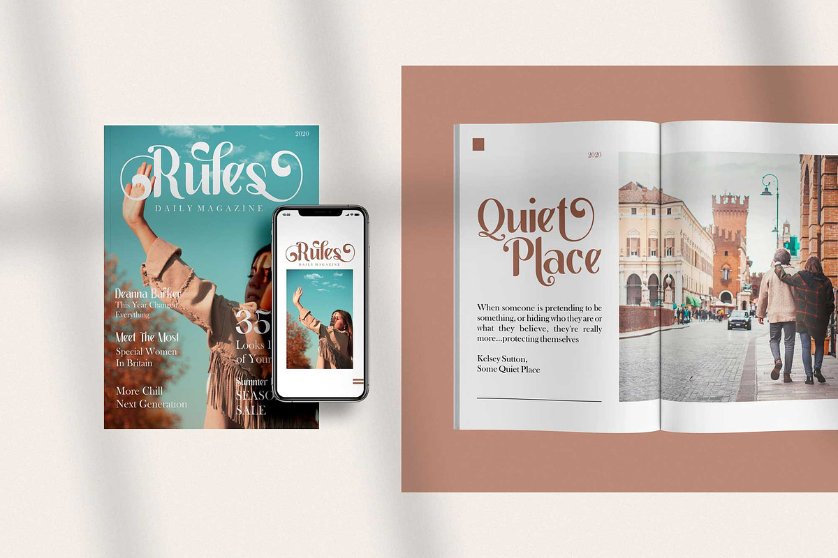 Golivia - Modern Display Font, a Font by Pollux of Geminorum (Photo 3 of 11)