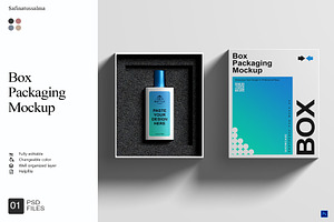 Box Packaging Mockup, a Product Mockup by Sweetdady