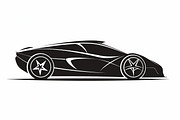 Black Sport Car Silhouette, an Illustration by BIPLOB EXPERT (Thumbnail 4 of 13)