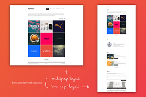 Portifo - Portfolio WordPress Theme