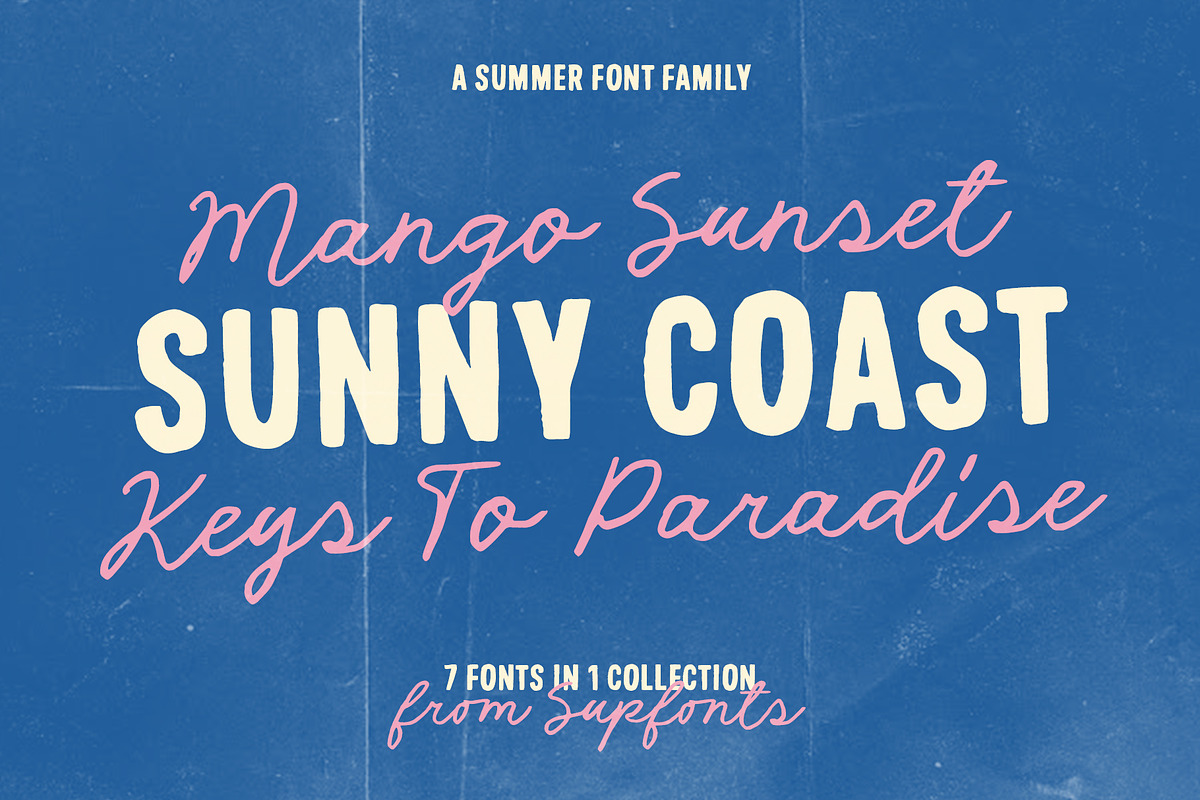 Mango Sunset, a Handwritten Font by supfonts (Photo 1 of 11)