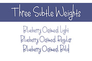 Blueberry Oatmeal Font Family, a Script Font by Brittney Murphy Design (Thumbnail 2 of 5)