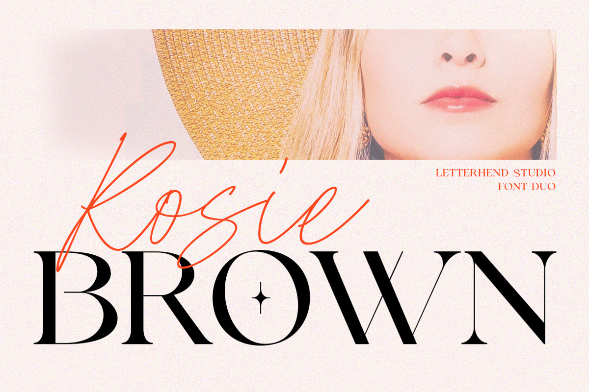Rosie Brown - Font Duo, a Serif Font by Letterhend Studio (Photo 1 of 10)