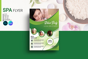 Spa & Beauty Flyer, a Flyer Template by Template Shop