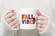 Retro Fall Vibes Cat Hippie Autumn, an Illustration by Designking (Thumbnail 2 of 4)