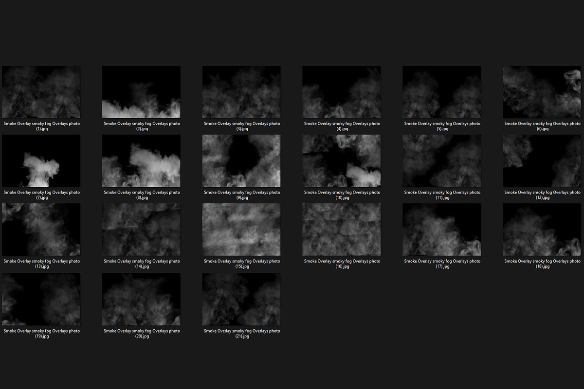 Smoke photo Overlay pack, a Texture Graphic by TiveCreate (Photo 2 of 9)