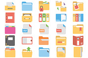 Essential Files and Folders Icons., an Illustration by Vector Portal (Thumbnail 5 of 5)