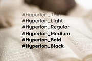 Hyperion - Sleek Modern Sans, a Sans Serif Font by HipFonts (Thumbnail 8 of 12)