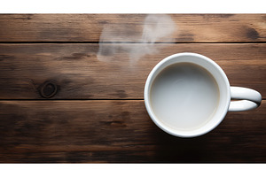 ceramic coffee mug top view ai, a Food & Drink Photo by pikepicture