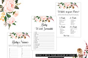 Baby Shower Games, Set Of 12, a Graphic by Wow Designs (Thumbnail 4 of 5)