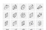 Isometric Fintech and Trade Icons, an Outline Icon by Vectors Market (Thumbnail 5 of 5)