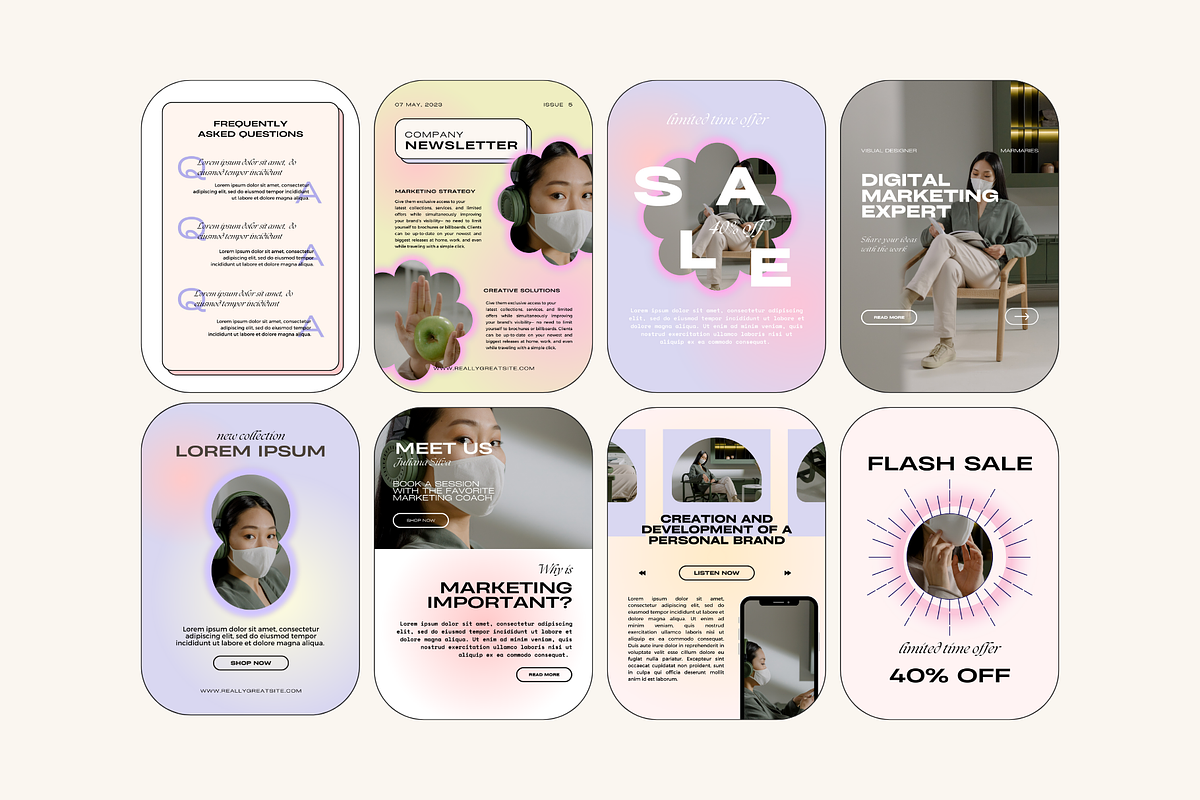 Retro Bundle, a Social Media Template by marmaries (Photo 18 of 19)