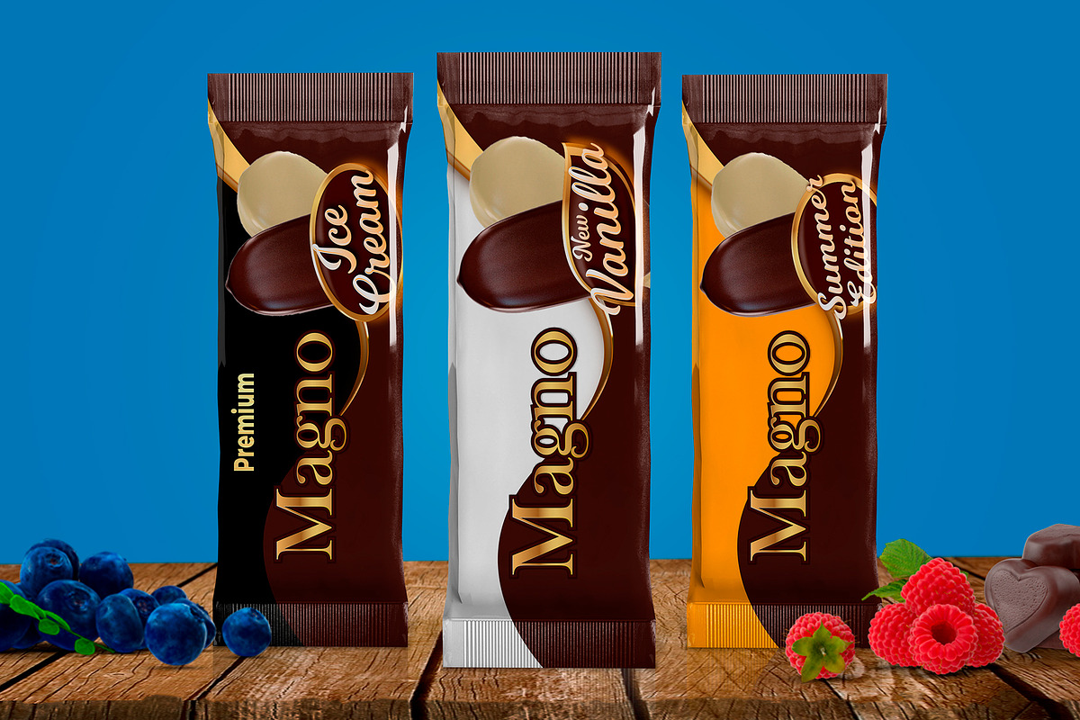 Popsicle Ice Cream Mockup, a Product Mockup by rogeriomarcos (Photo 5 of 7)