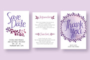 The Purple Wedding Invitation Suite, an Invitation Template by Knotted Design (Thumbnail 5 of 6)