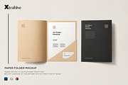 CV Card Folder Mockup, an Advertising Mockup by Xtrahive (Thumbnail 1 of 3)