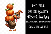 Watercolor Autumn Cow Clipart, an Illustration by Designking (Thumbnail 4 of 4)