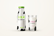 Fresh Milk Glass Bottle Mockup Set, a Product Mockup by PSD Market (Thumbnail 2 of 20)
