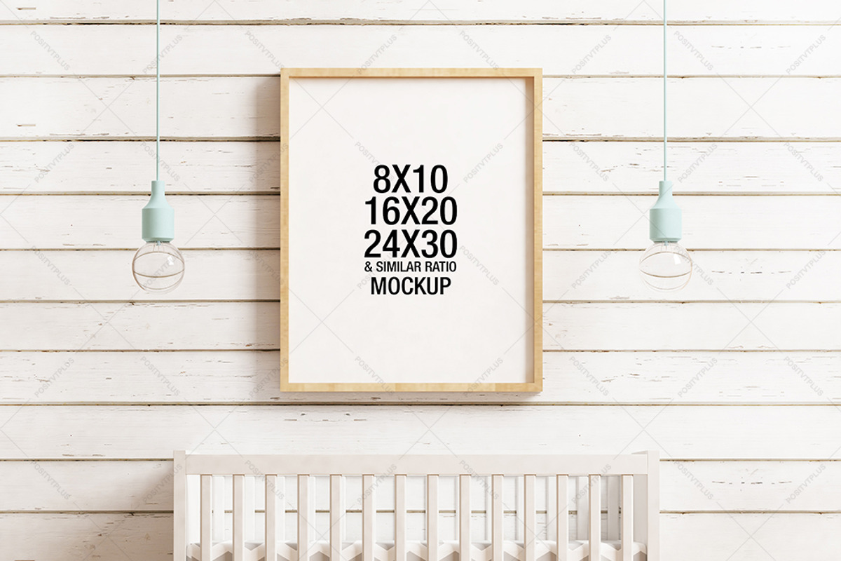 Frame Mockup Nursery Theme, a Print Template by positvtplus (Photo 2 of 2)