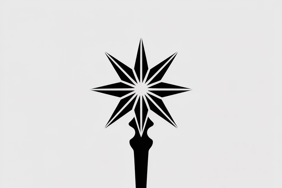 A stylish set of magic wand vector, an Illustration by Amazin_art (Photo 6 of 41)