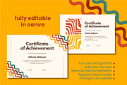 Certificate Canva Templates, a Design Template by TemplateCastleStore (Thumbnail 4 of 4)