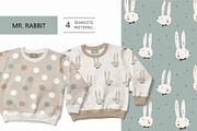Mr. Rabbit, a Pattern Graphic by Olena Kuznietsova (Thumbnail 1 of 11)