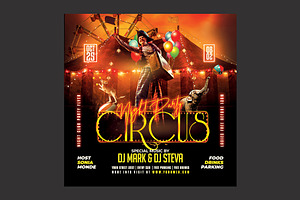 Circus Flyer, a Flyer Template by DSGraphicDesign