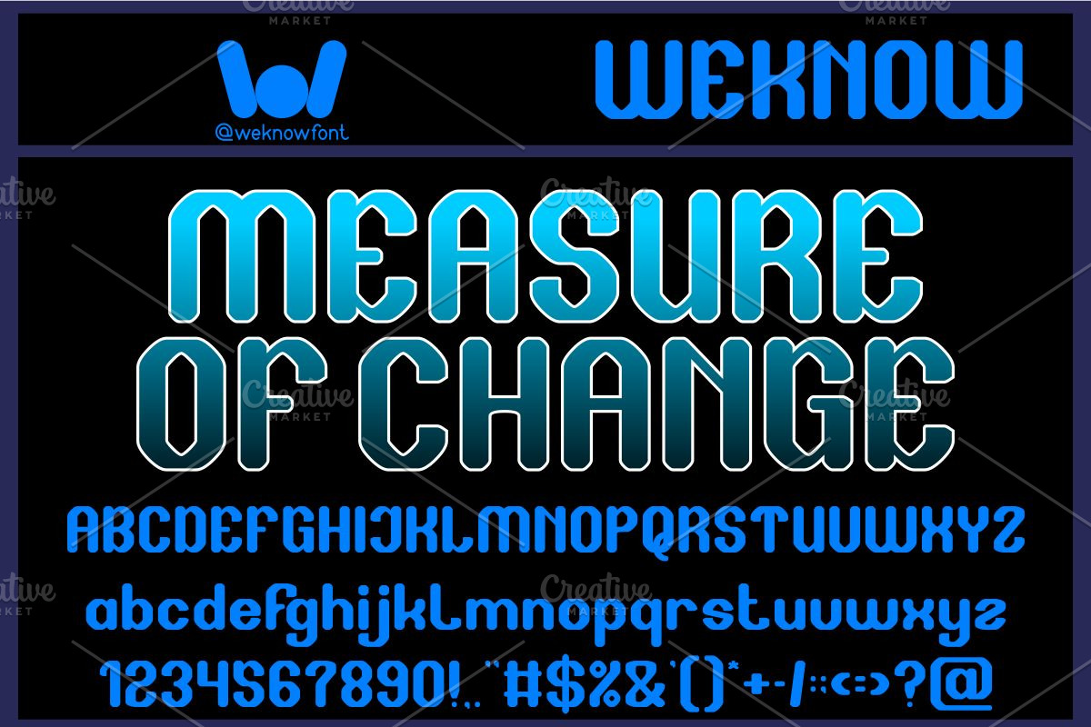 The Time font, a Font by weknow (Photo 2 of 8)