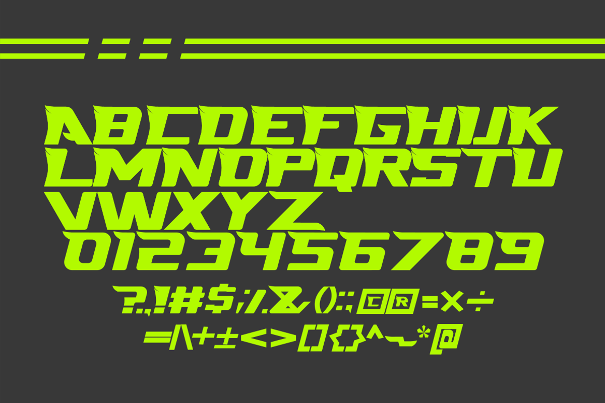 PROHERO -  Allcaps display font, a Font by Basnistudio (Photo 2 of 5)