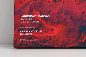 Landscape Canvas Ratio 4x3 Mockup 01