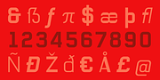 Northeast Railway, a Sans Serif Font by Fabio Ares (Thumbnail 4 of 6)