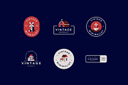 6 Vintage Minimalist Farm Logo Set, a Branding & Logo Template by Ikhwan Hakim (Thumbnail 6 of 7)
