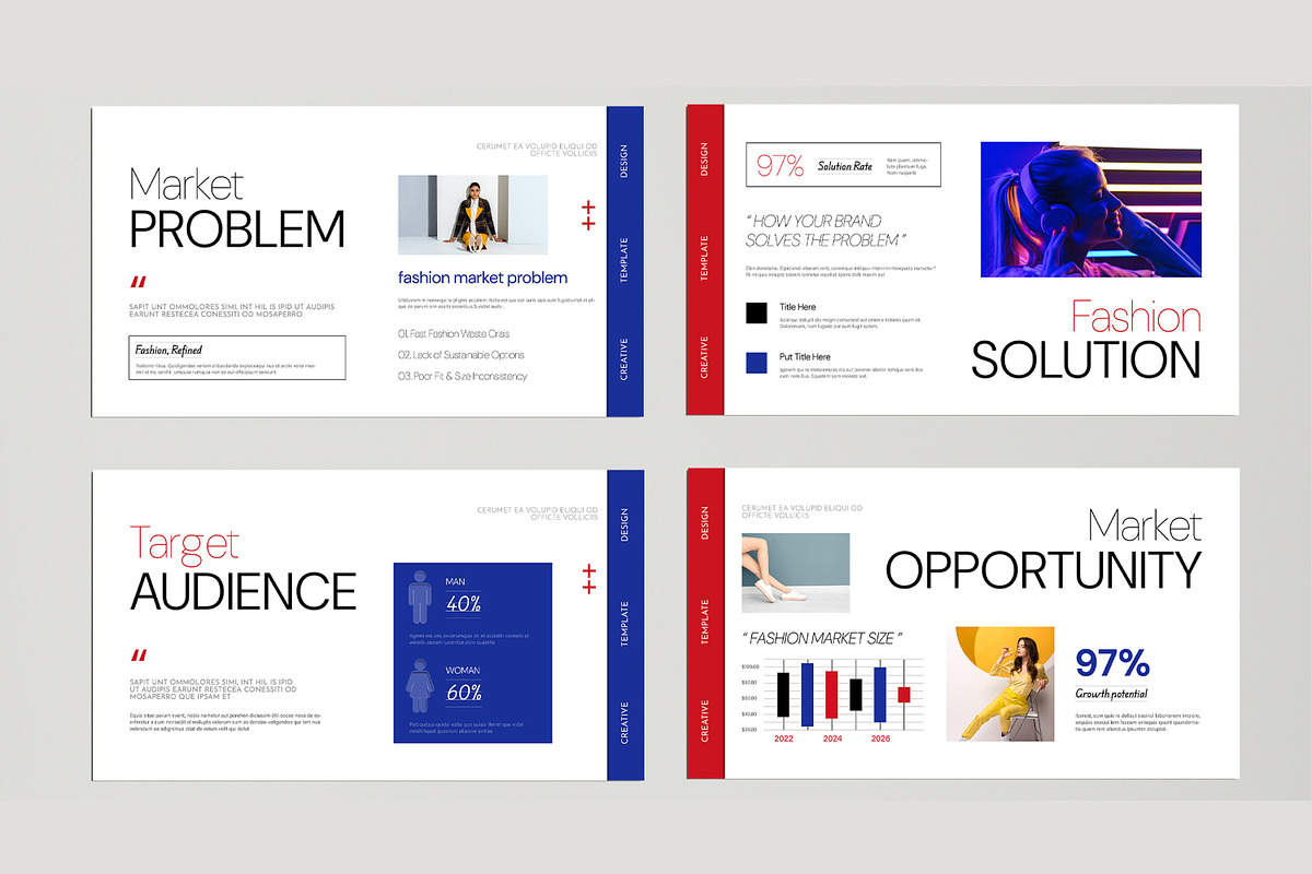 Fashion Pitch Deck Presentation, a Presentation Template by MightyDesign (Photo 3 of 7)