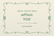 Curlicue Garden Whimsical Hand Drawn, a Handwritten Font by Denustudios (Thumbnail 12 of 12)