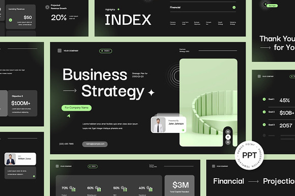 Business Strategy Powerpoint preview 6