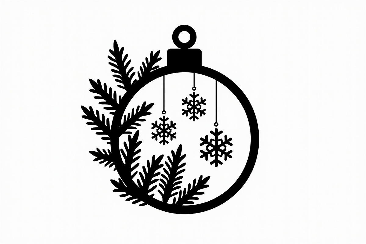 Christmas Ornament Laser Cut Bundle, a Graphic by Creativeshirt (Photo 7 of 16)