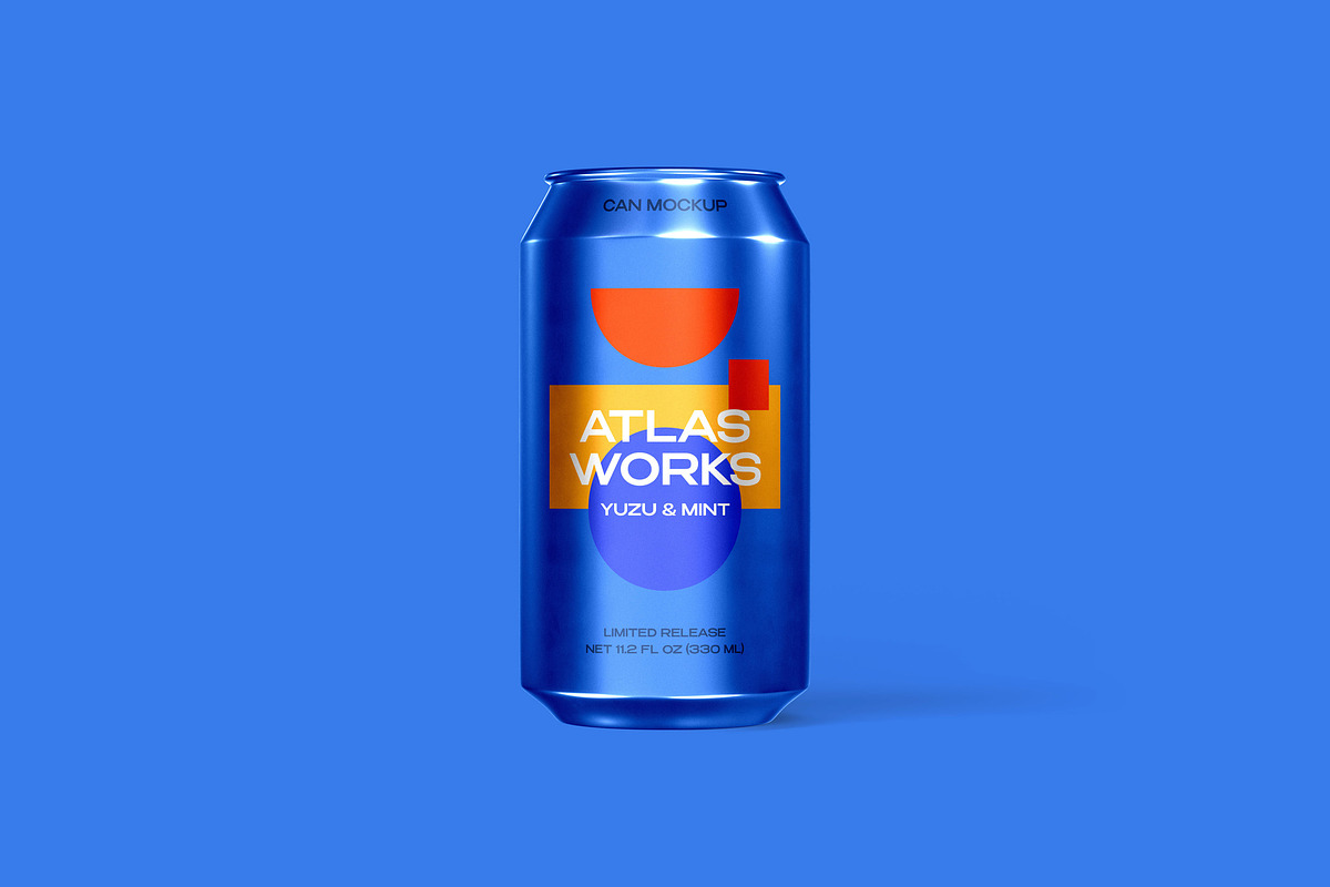 330ml Can Mockup, a Packaging Mockup by pixelbuddha.net (Photo 2 of 7)