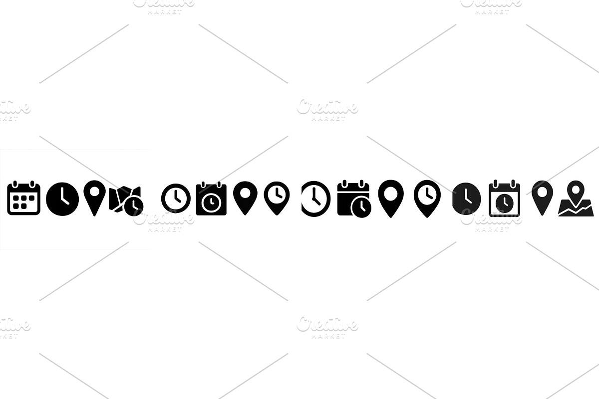 Collection of web icons featuring, a Technology Illustration by ZinetroN