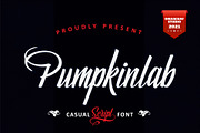 Pumpkinlab | Casual Handwritten Font, a Script Font by Omaikraf Studio (Thumbnail 1 of 8)