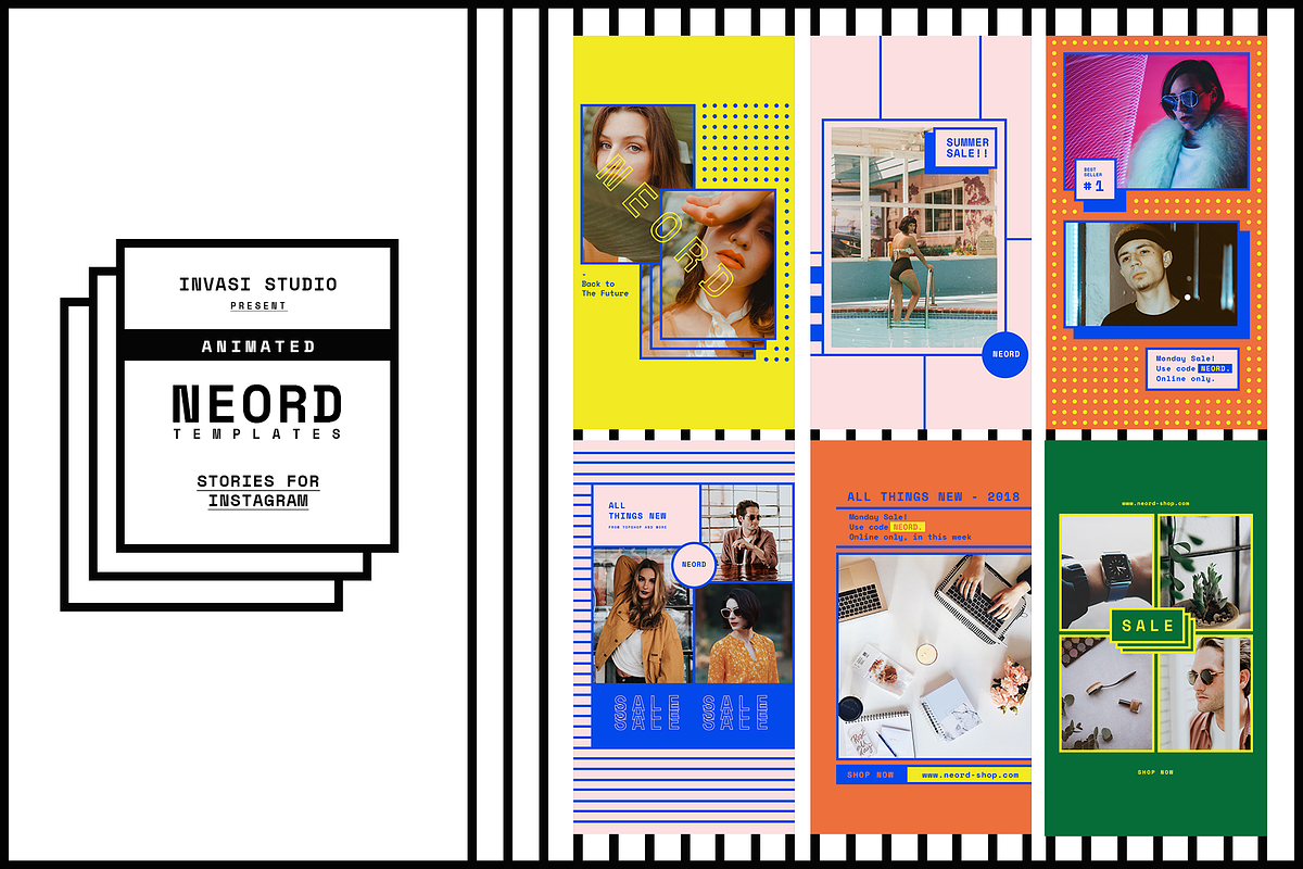 NEORD-Instagram Stories Animated, a Social Media Template by Invasi Studio (Photo 1 of 13)