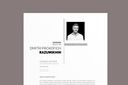 Minimalist Job Resume Design, a Resume Template by MightyDesign (Thumbnail 4 of 8)