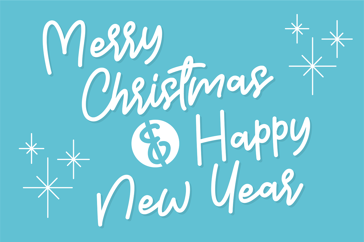 A Good Holiday Font, a Handwritten Font by Mabhal Studio (Photo 3 of 10)